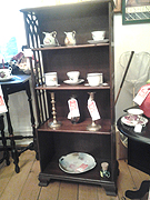 Ornate Cut Out Five Shelf Bookcase/Knick Knack Shelf