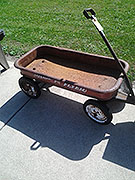 Metal Radio Flyer Wagon