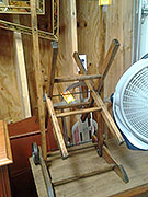 Rope Winder with Cast Iron Wheels