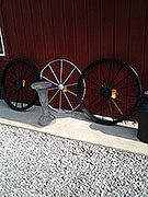 Assorted Large Metal Wheels